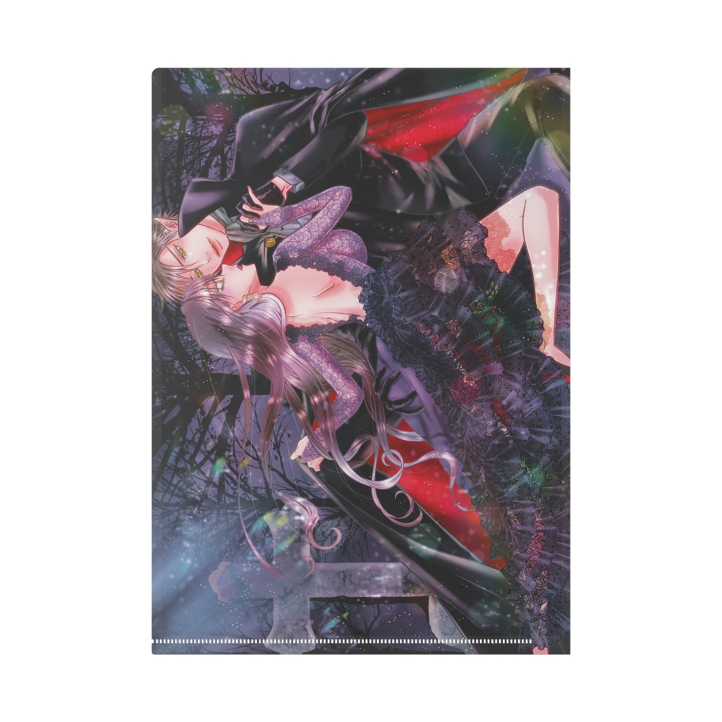 バニーガール、部長と私 ハロウィンクリアファイル