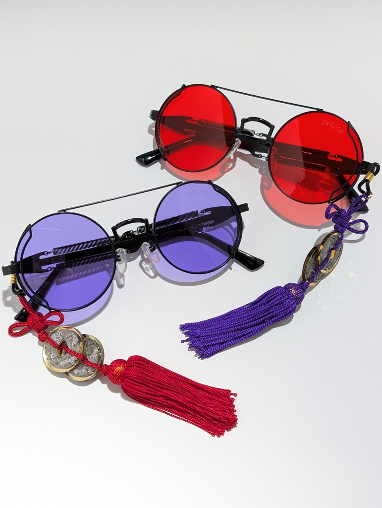 古銭眼鏡チャーム