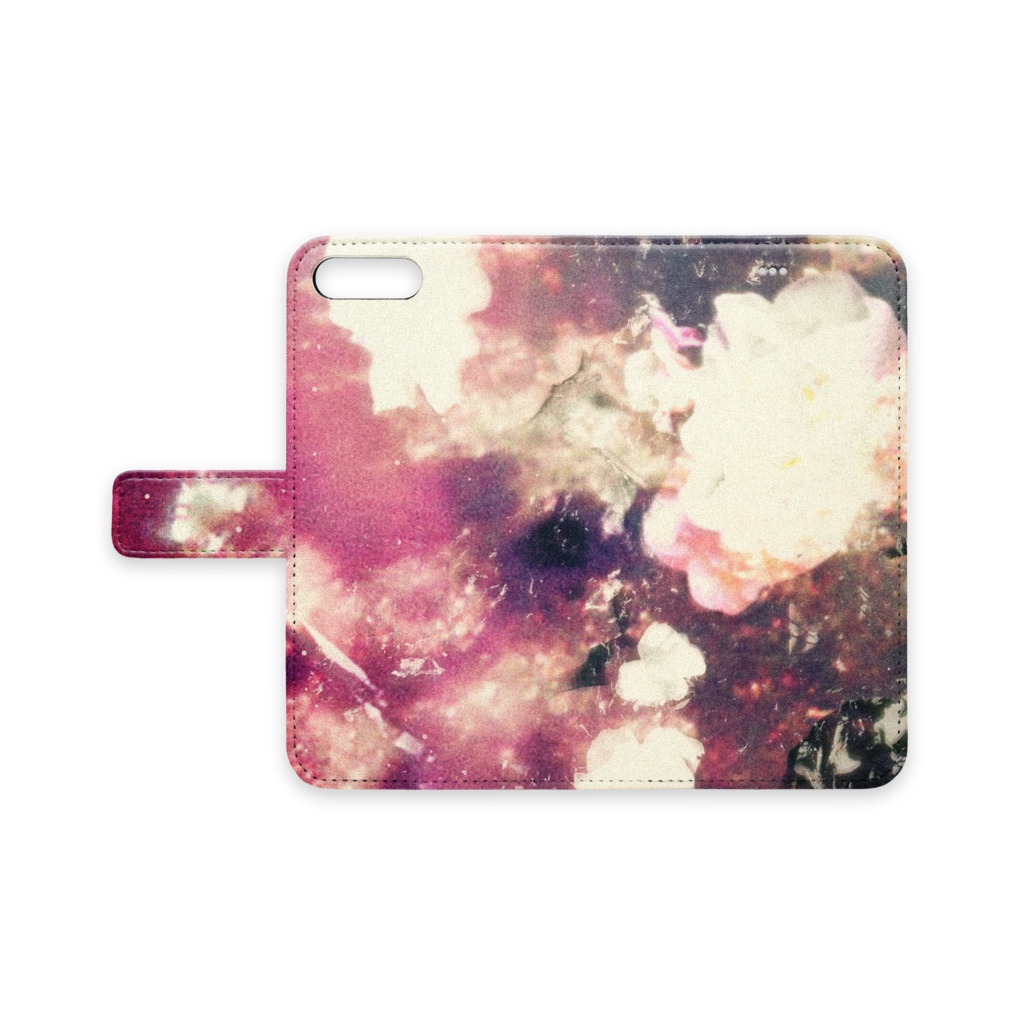 Abyss in flower - 手帳型iPhoneケース