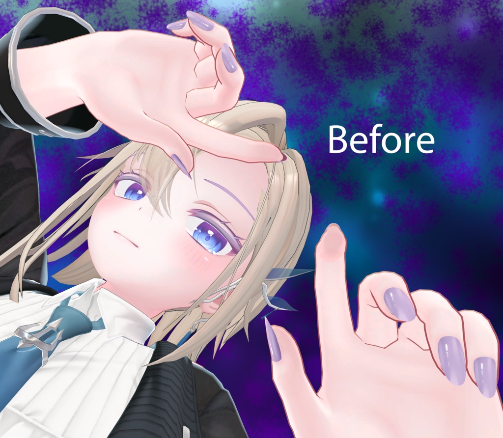 (FREE!) Evil Queen makeup + nail color for moe^^