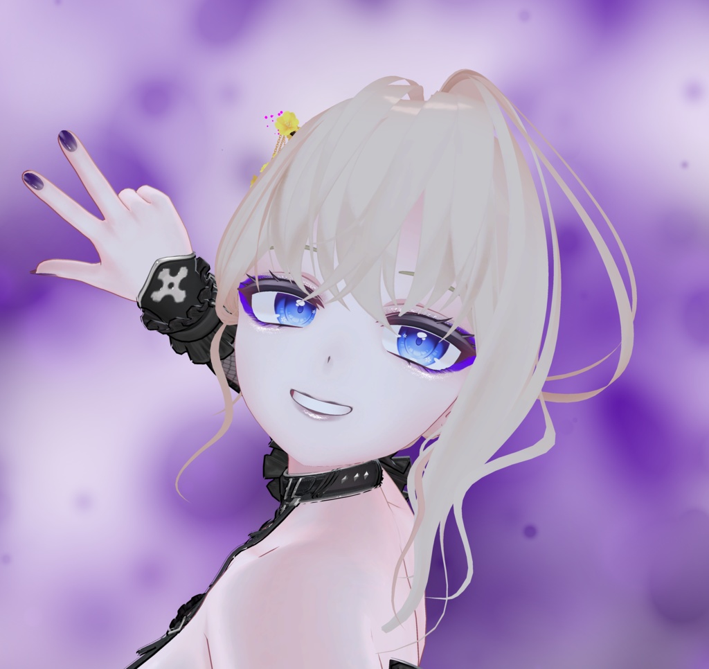  (FREE!) Evil Queen makeup + nail color for moe^^