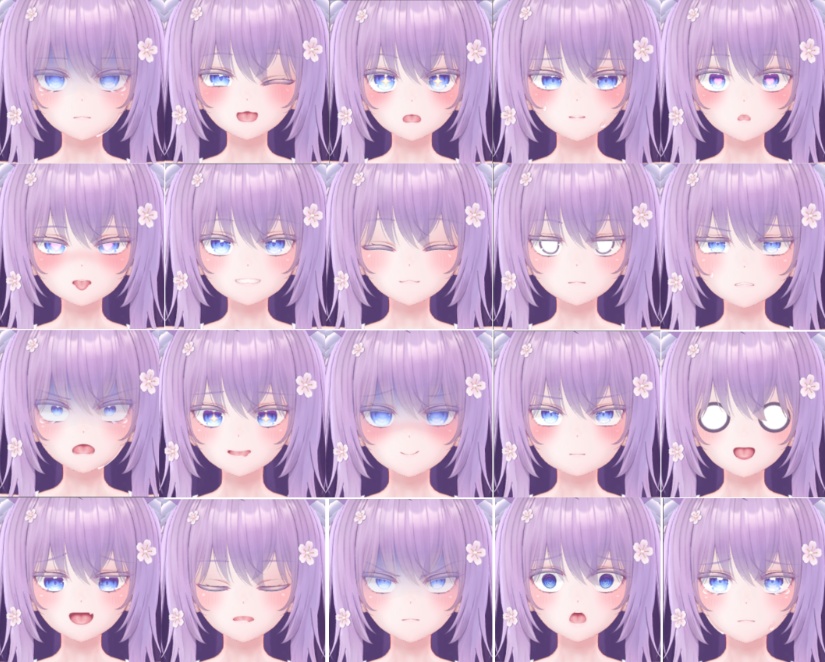萌える大人の顔と表情 -Moe Mature Face and Expressions<3
