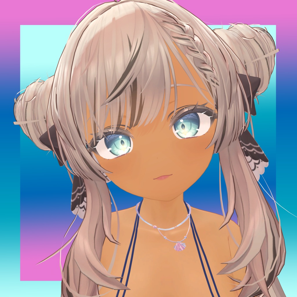 Manuka 的皮肤是健康的棕褐色 <3- マヌカの肌の色は日焼けしたような肌質です <3- 마누카를 위한 태닝된 피부 질감 <3- Tan skin texture for Manuka<3