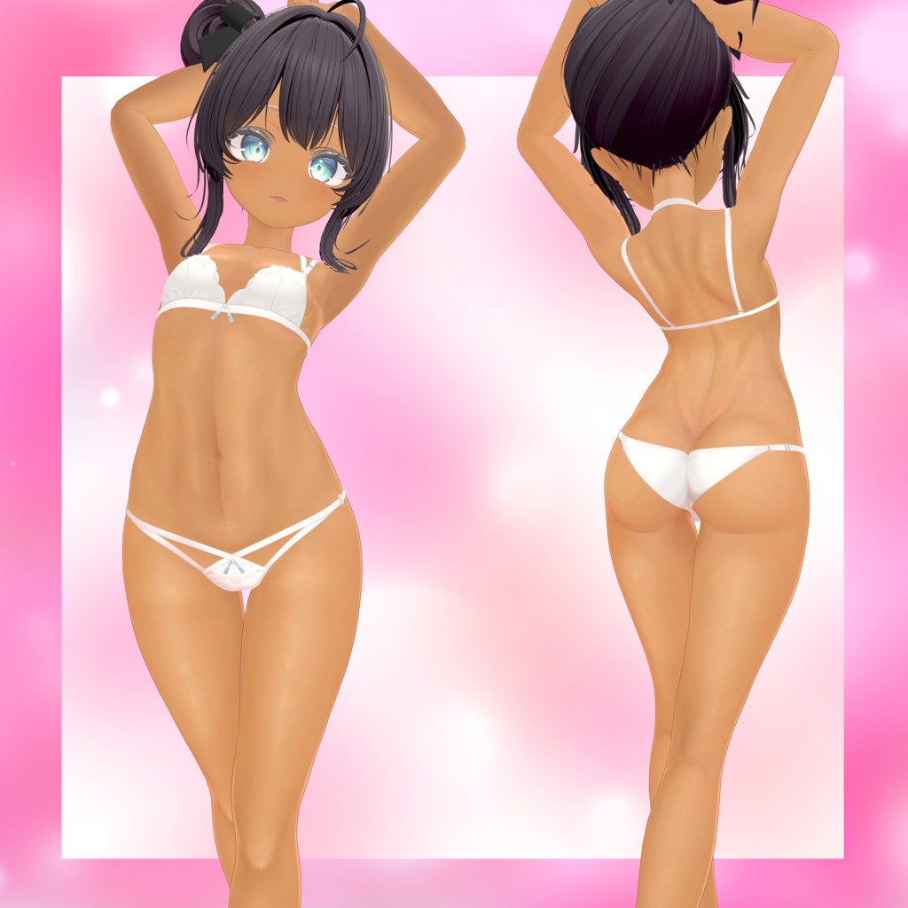 Manuka 的皮肤是健康的棕褐色 <3- マヌカの肌の色は日焼けしたような肌質です <3- 마누카를 위한 태닝된 피부 질감 <3- Tan skin texture for Manuka<3