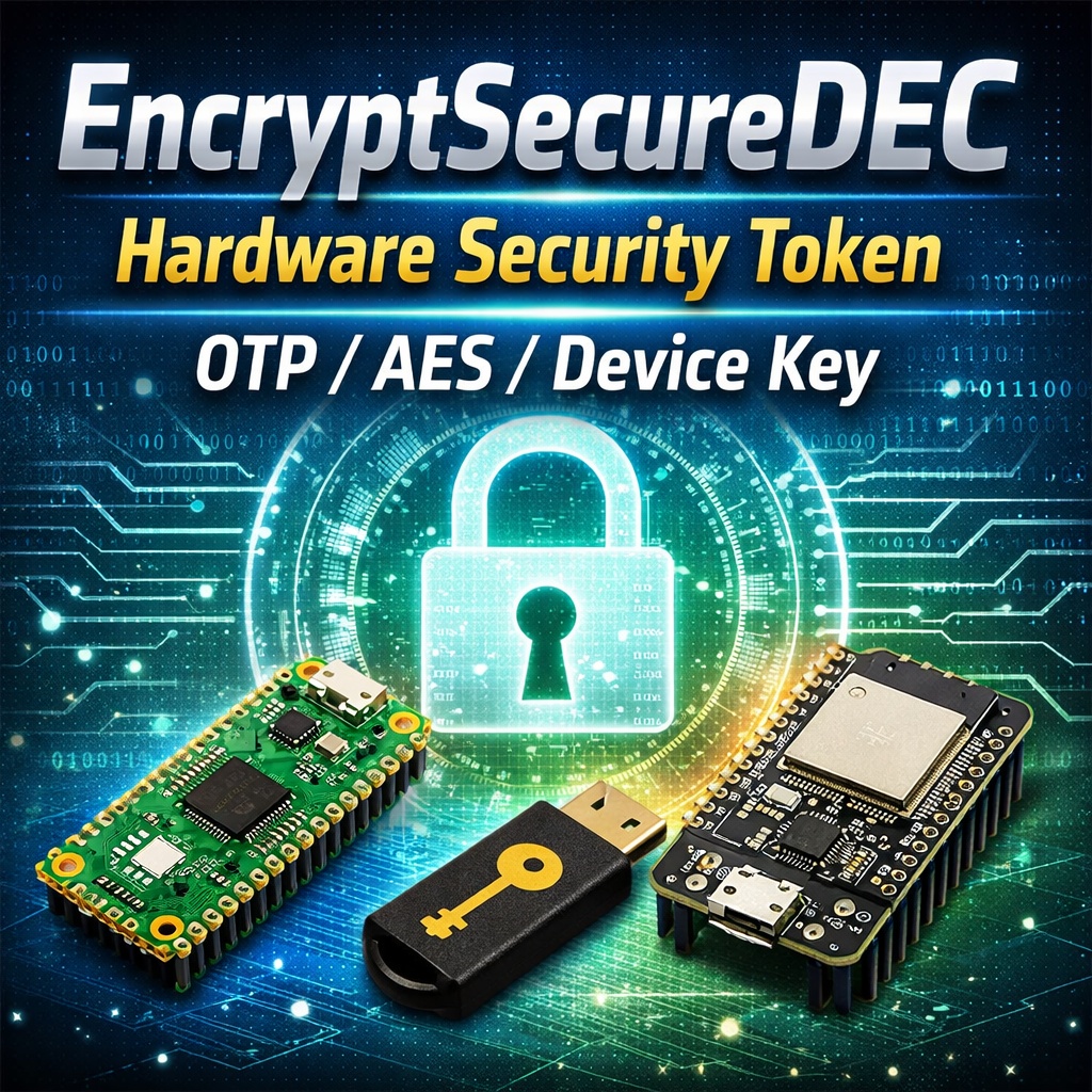 EncryptSecureDEC Hardware Security Module (ESP32 / Pico用ファームウェア)
