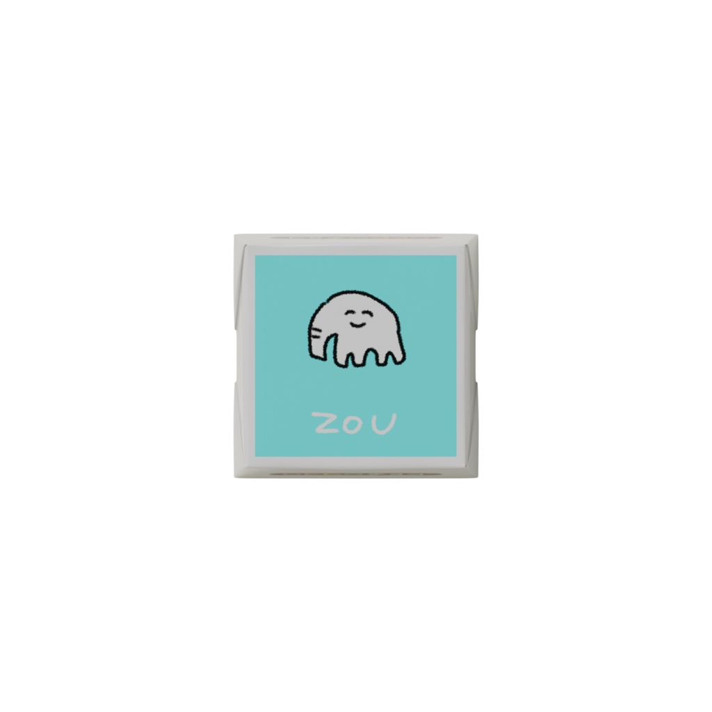 うろ覚えで描いたどうぶつチョコ。