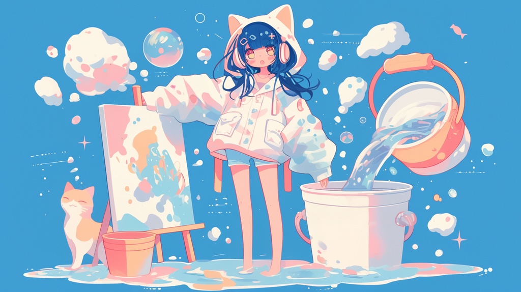 【フリーBGM】お絵描き日和