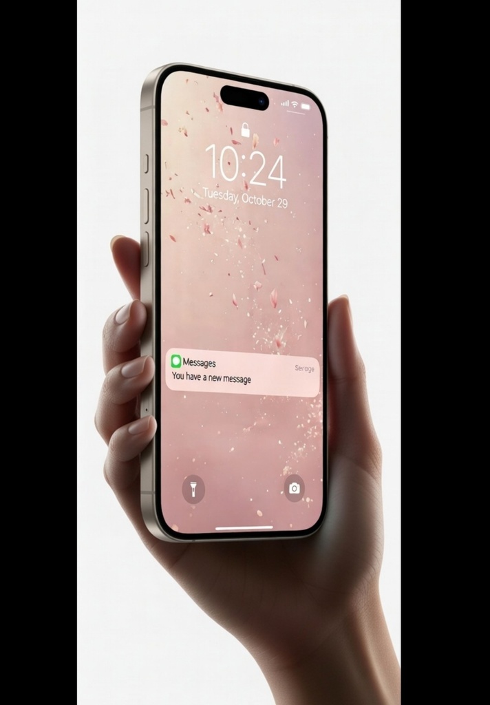 Pink Sakura Sparkle Wallpaper – Aesthetic Smartphone Background