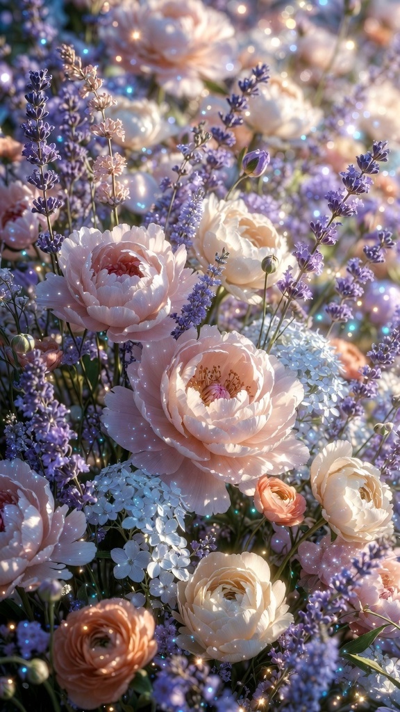 【High-Quality Wallpaper】幻想華 - Cinematic Flower Art - Digital Wallpaper