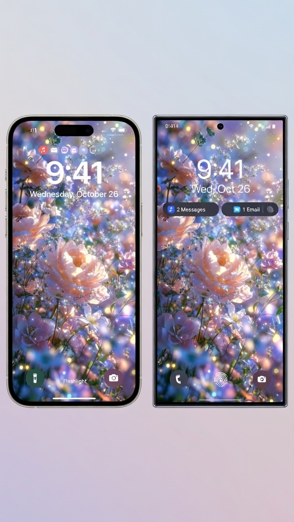 【High-Quality Wallpaper】幻想華 - Cinematic Flower Art - Digital Wallpaper