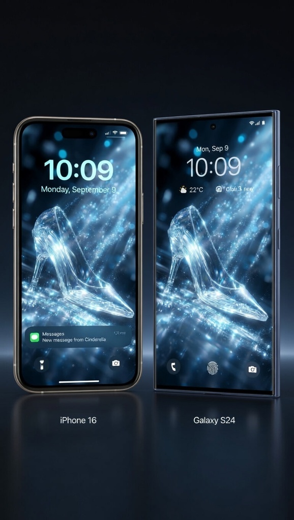 Enchanted Glass Slipper Wallpaper | Fantasy Lock