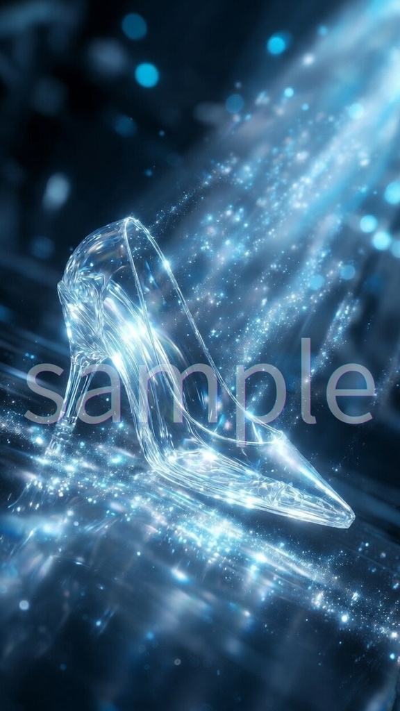 Enchanted Glass Slipper Wallpaper | Fantasy Lock