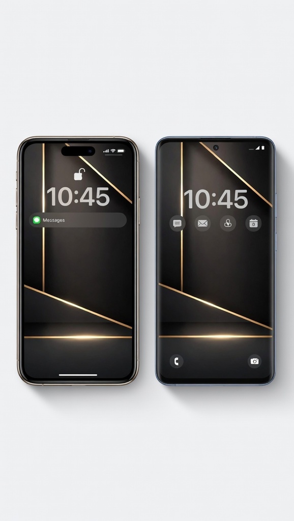 Luxury Abstract Wallpaper / black×gold