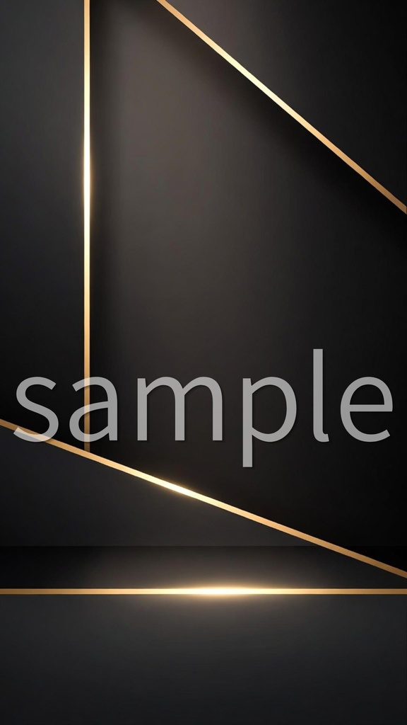 Luxury Abstract Wallpaper / black×gold