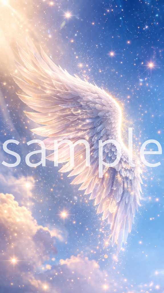 Angel Wings Fantasy Wallpaper | Relaxing & Spiritual Phone Background