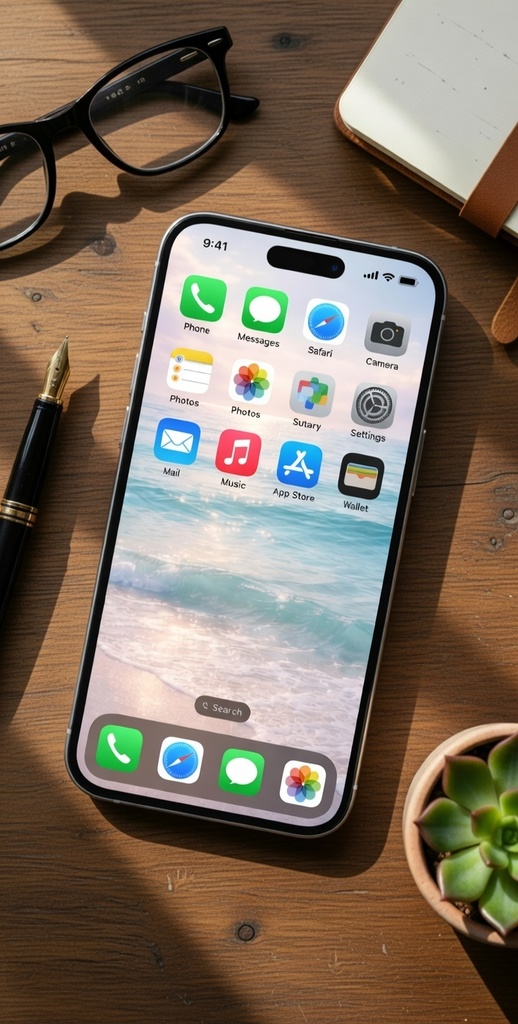 Soft Pastel Ocean Waves Wallpaper | Dreamy Beach Sunset Background | Aesthetic Phone Wallpaper (3 Sizes Included)