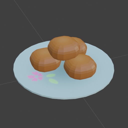 【Vket5】オービタルまんじゅう、のぼり他【3Dモデル】