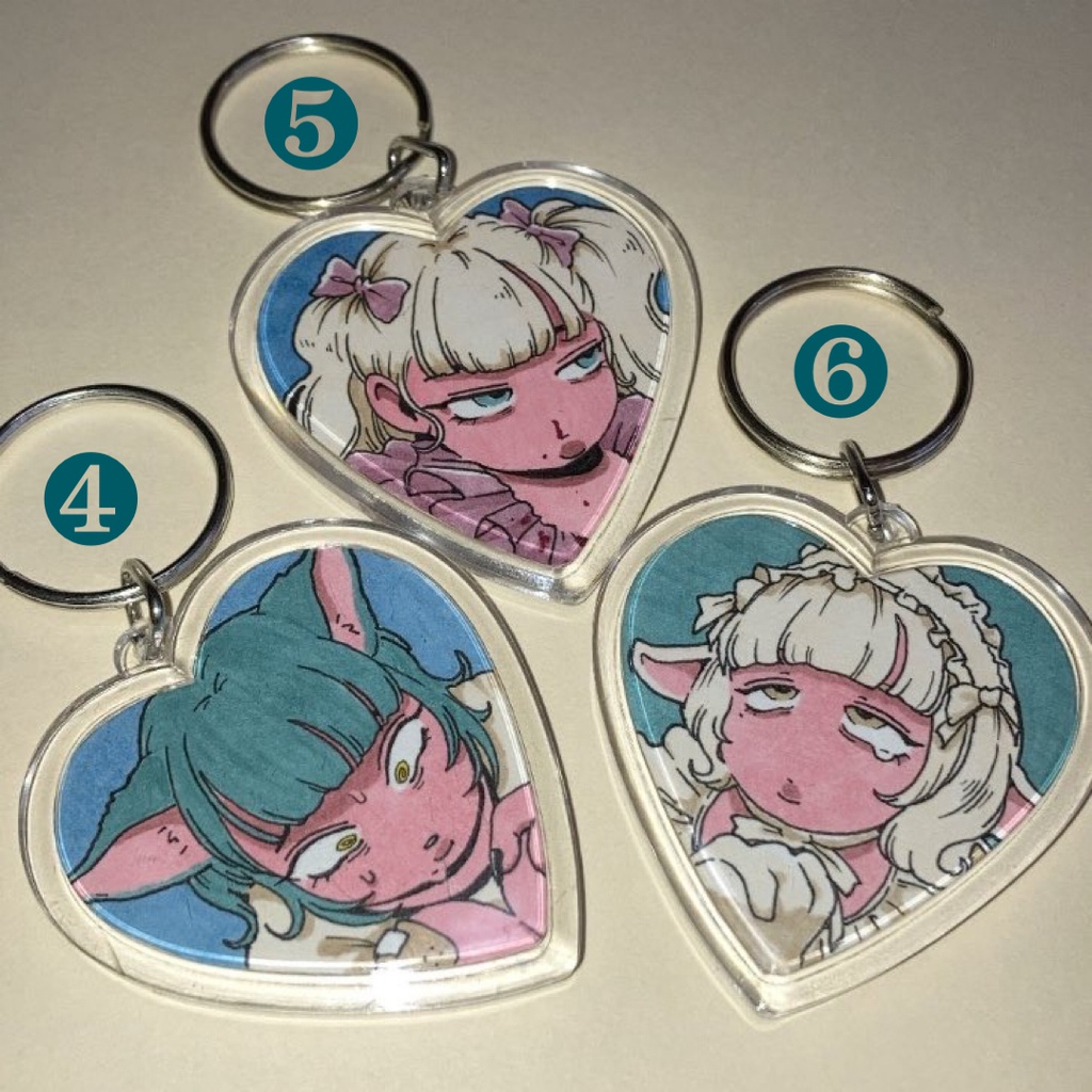 原画キーホルダー