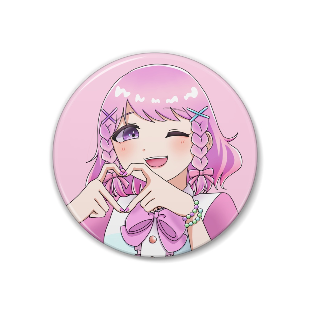 缶バッジ/神埼ゆな/ハート