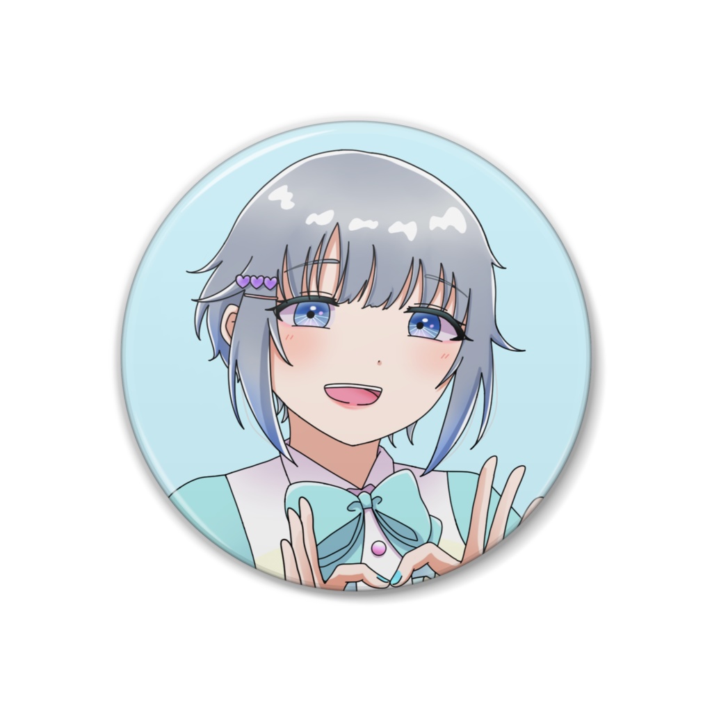 缶バッジ/小林はるか/ハート