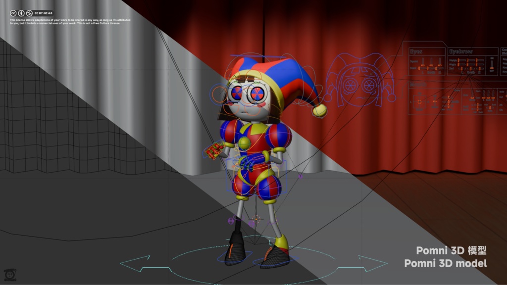 Blender 3D|Pomni 3D Model