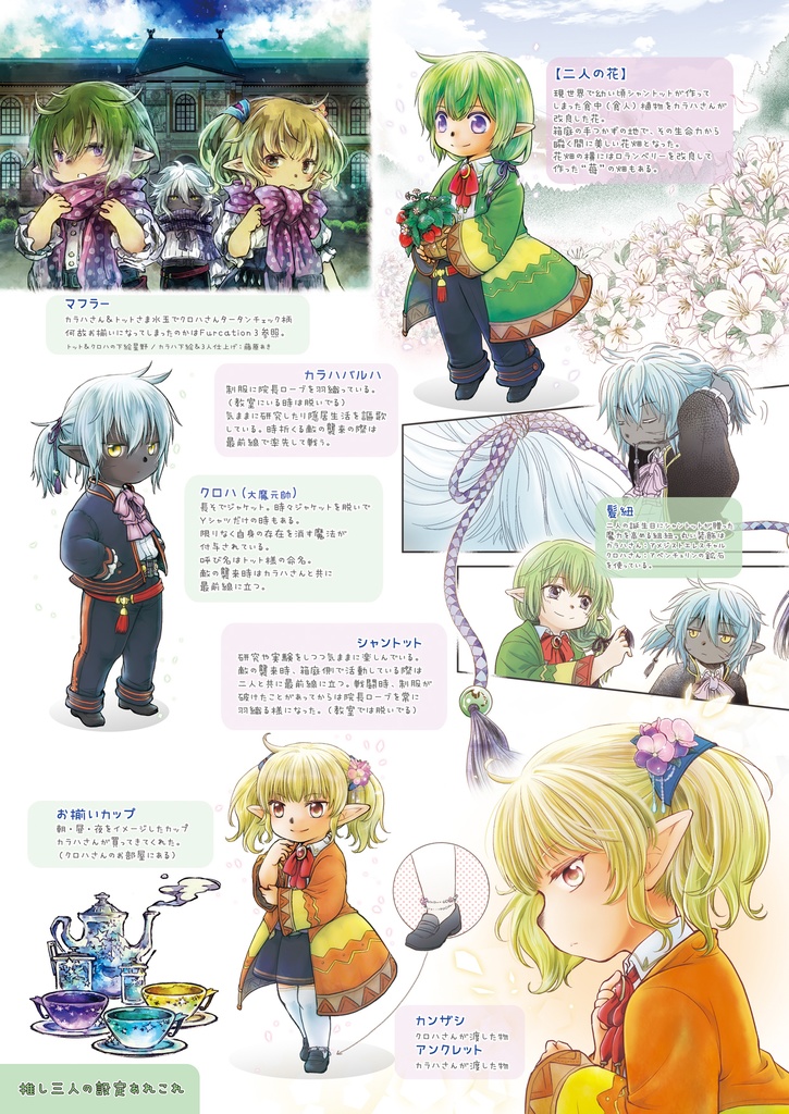 ~if~ヴァナ学園:設定資料集+4コマ総集編