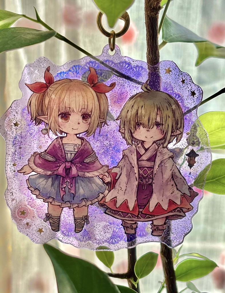 星野&藤原【ちびっこアクキー】