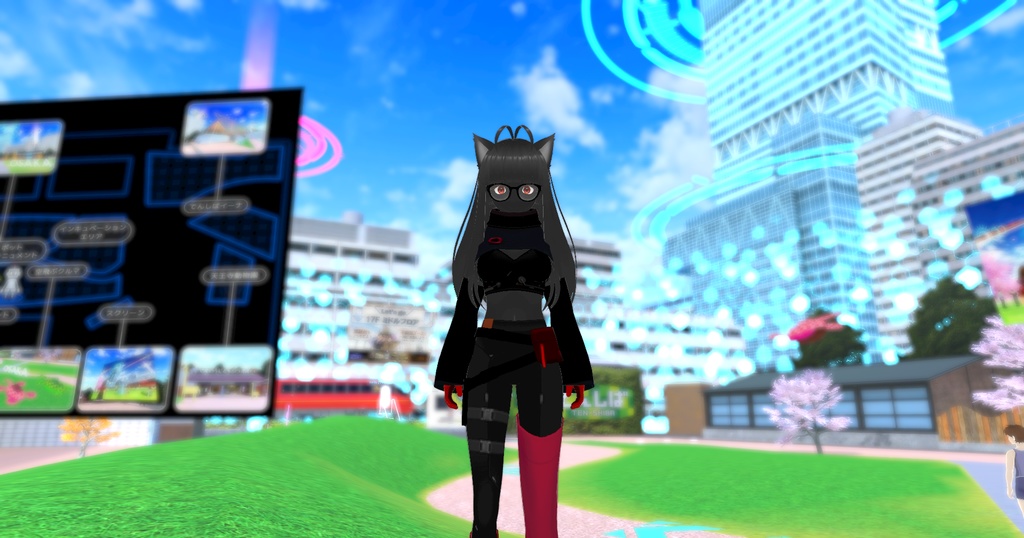 黒猫メガネのVRアバター - Siu - 4/4