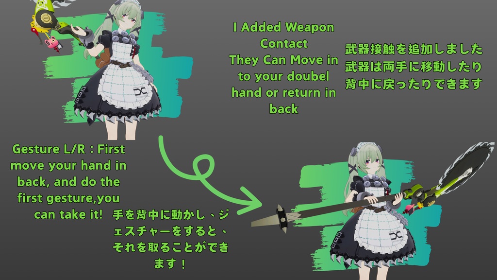 【3Dモデル】カリン・ウィクス【VRCFury/SPS/MMD対応】