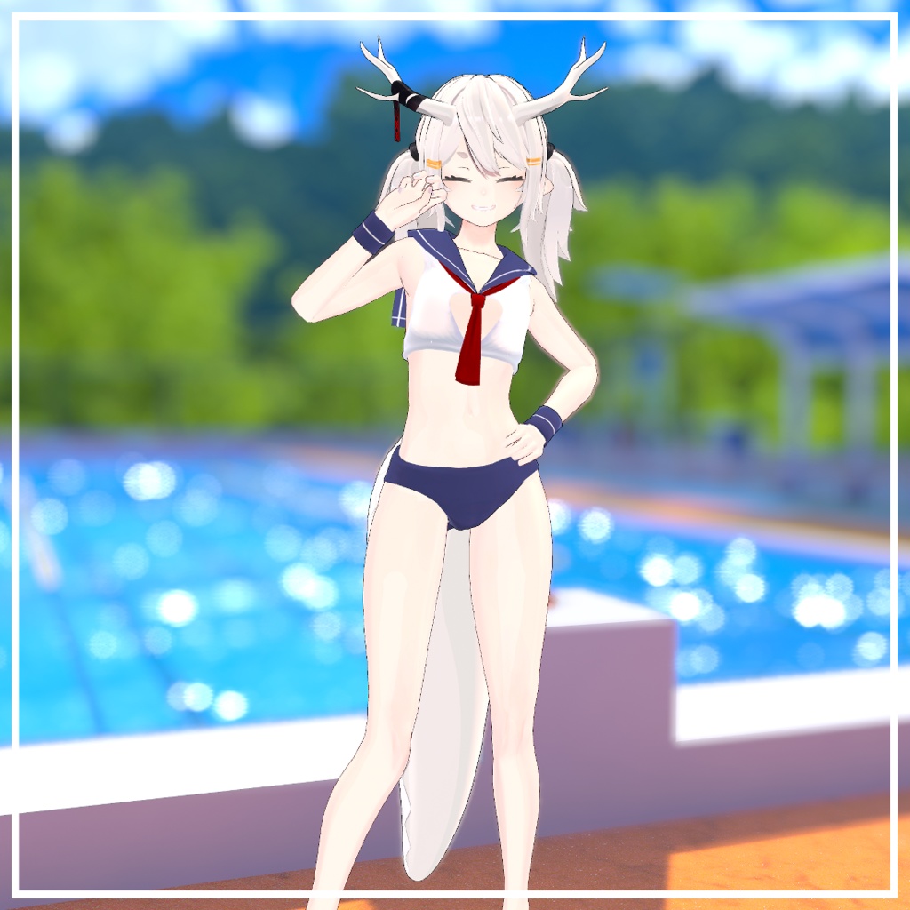 Late Summer Sailor【龍のヨルちゃん対応】