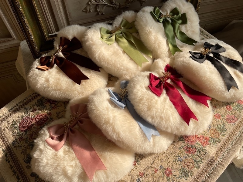 ロリータ リボン付きハートレディース バッグ