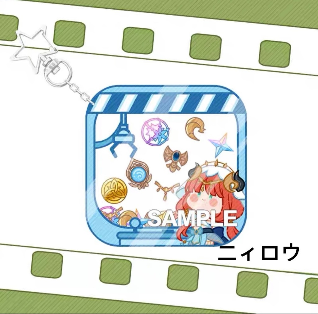 原神 ミニキャラ アクリルキーホルダー