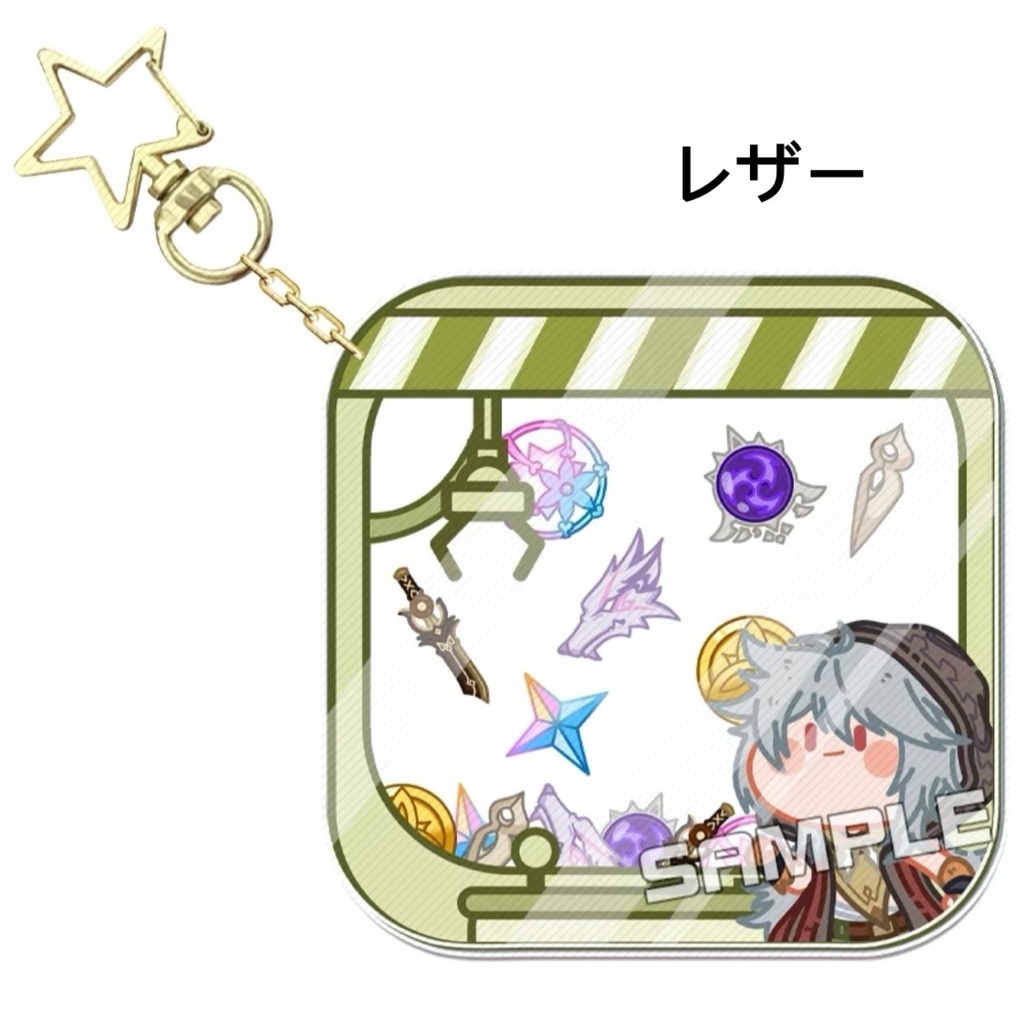 原神 ミニキャラ アクリルキーホルダー