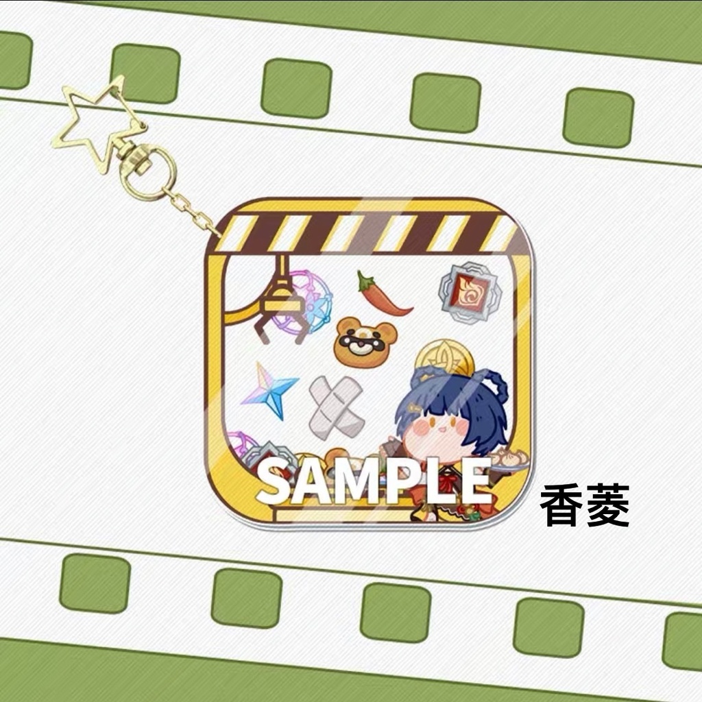 原神 ミニキャラ アクリルキーホルダー