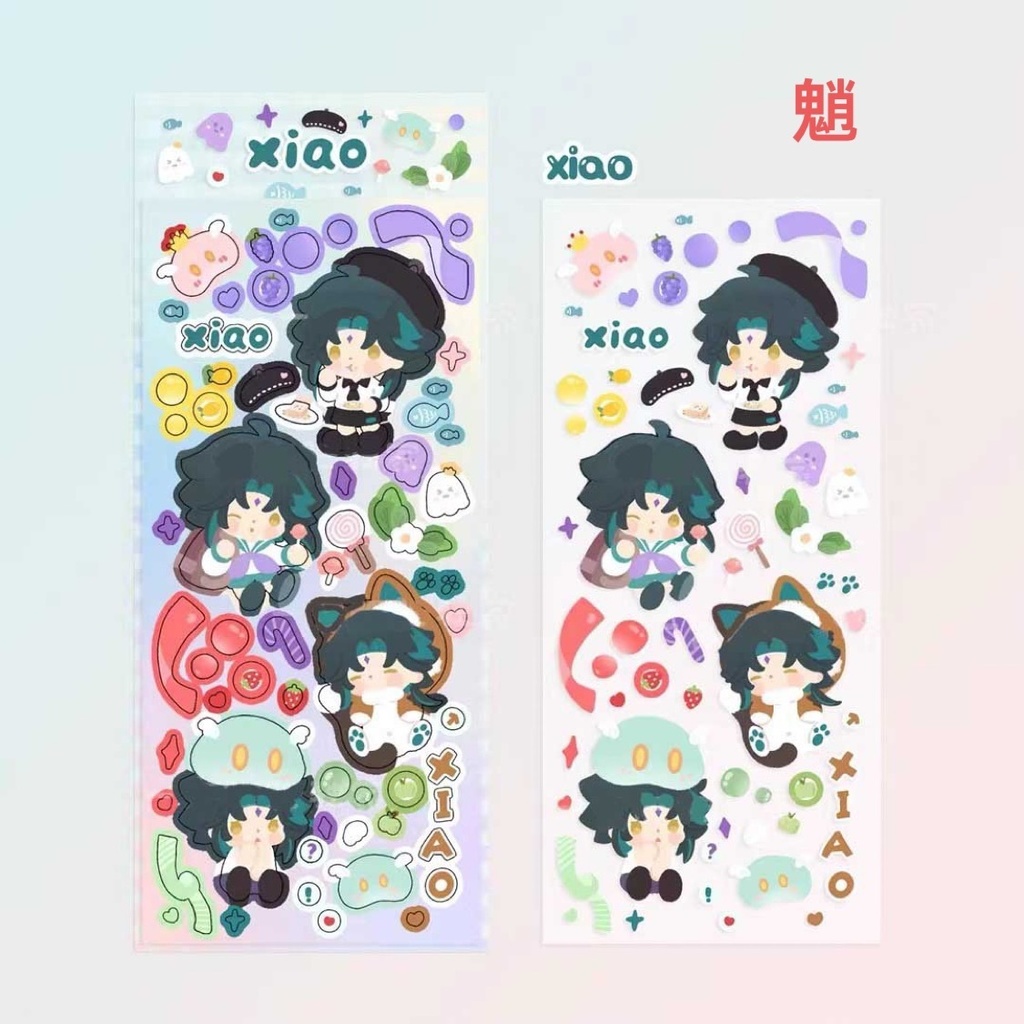 原神 ミニキャラ ステッカーシール