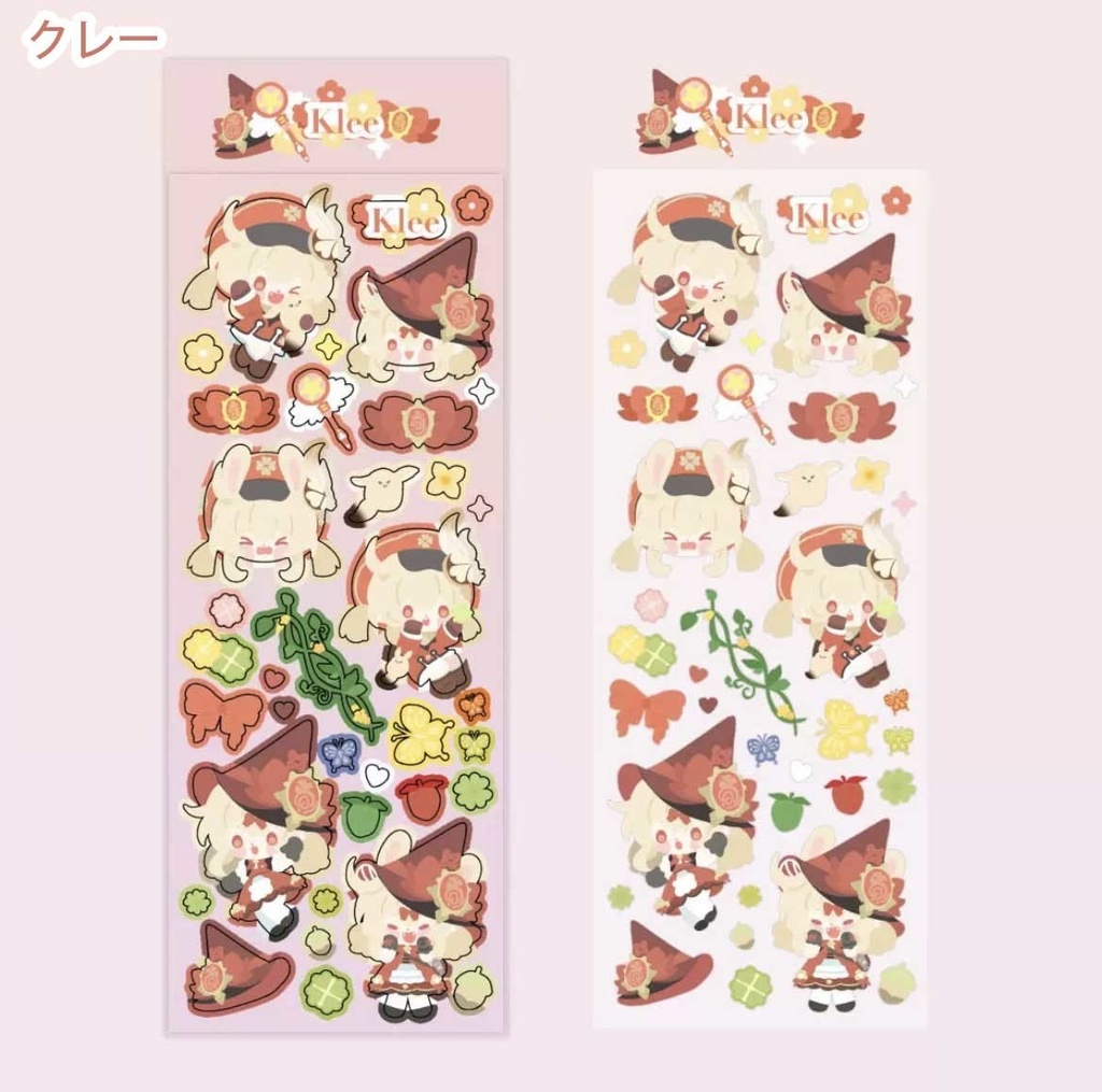 原神 ミニキャラ ステッカーシール 第二弾