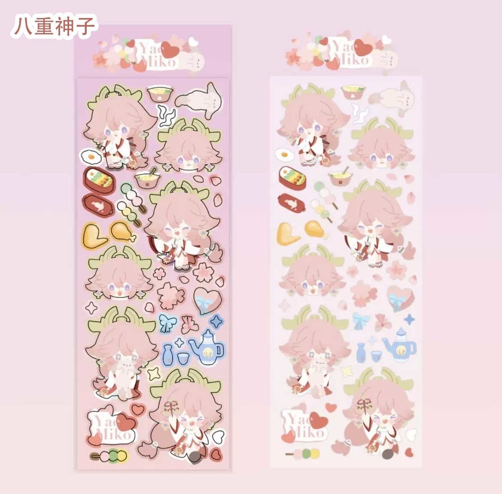 原神 ミニキャラ ステッカーシール 第二弾