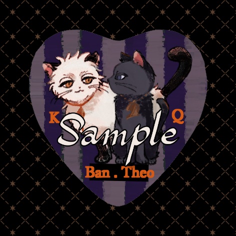 【猫化バンセオ】キャンディ型キーホルダー