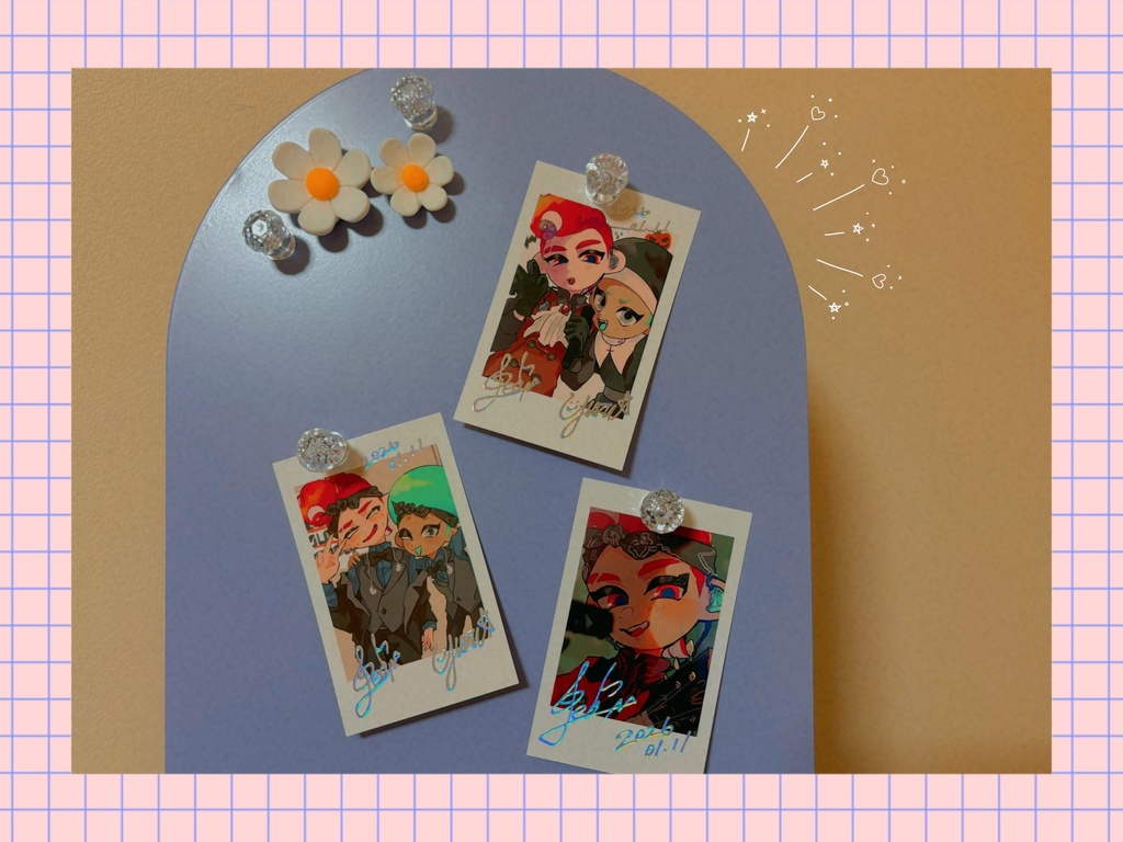 ランダム チェキ風カード