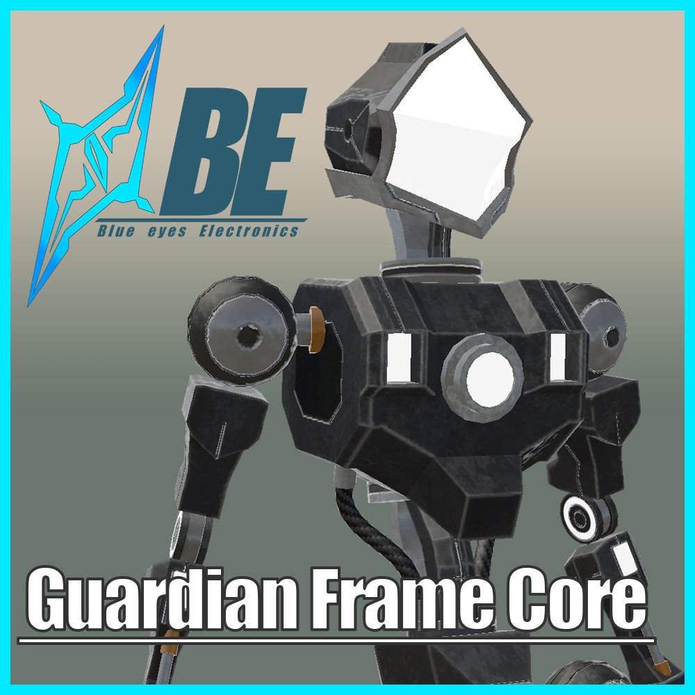 【VRChat想定】ガーディアンフレーム・コア【オリジナル3Dモデル】