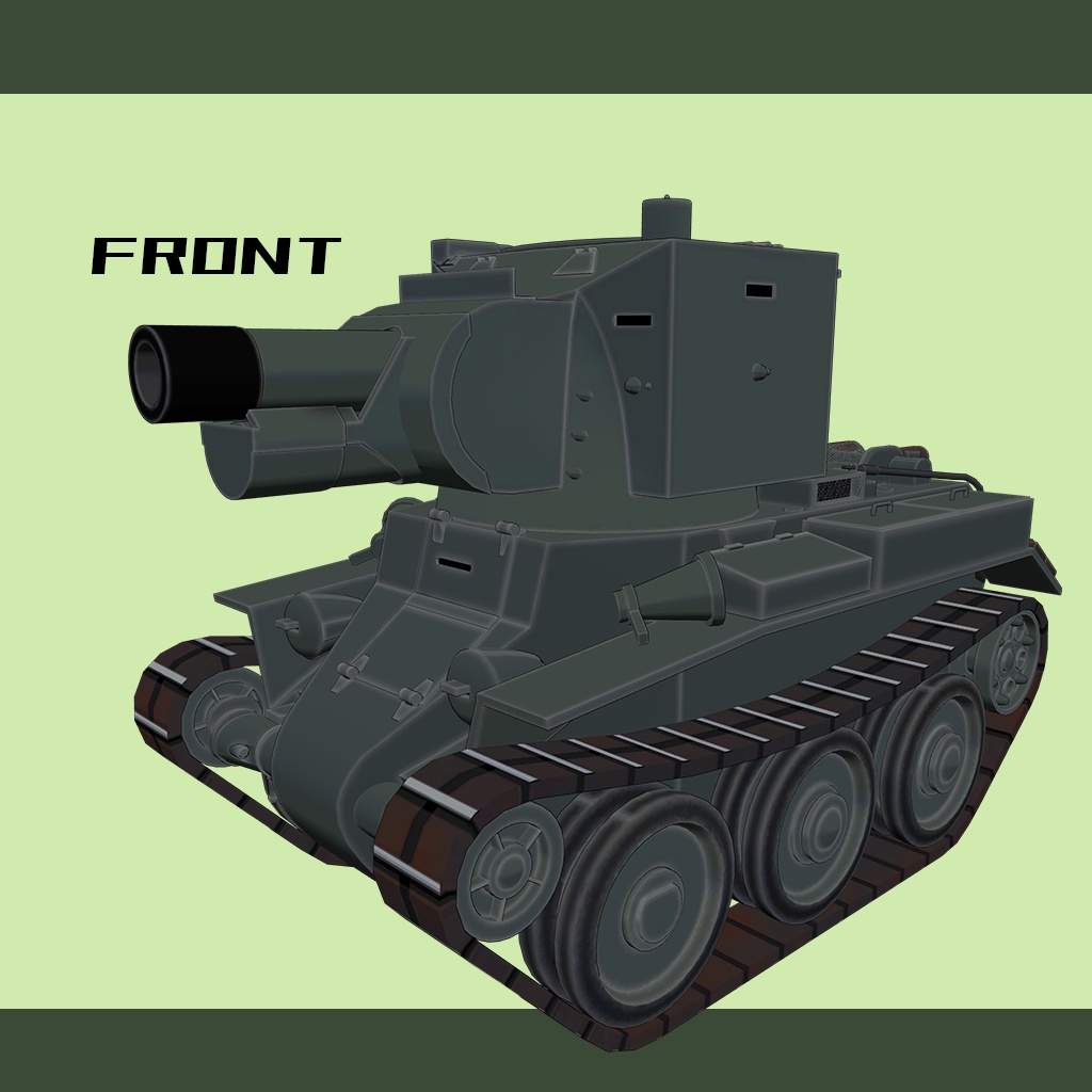 【デフォルメ戦車シリーズ】フィンランド軍突撃砲BT-42