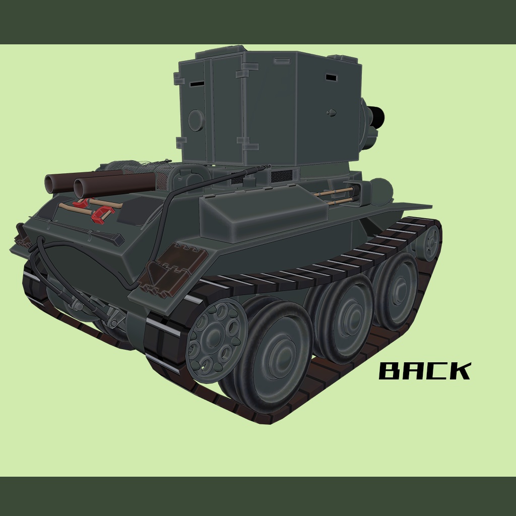 【デフォルメ戦車シリーズ】フィンランド軍突撃砲BT-42