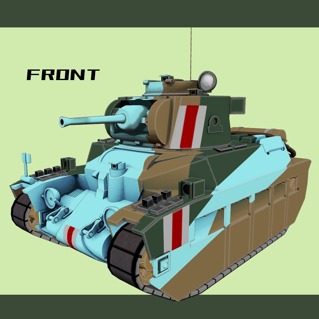 デフォルメ戦車シリーズ】イギリス歩兵戦車 マチルダII Mk.III/IV