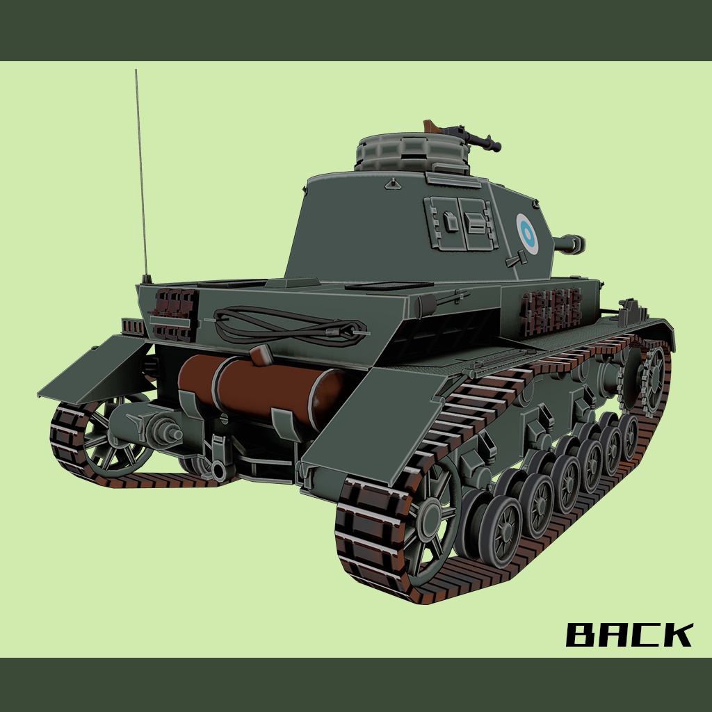 【デフォルメ戦車シリーズ】フィンランド中戦車 Ⅳ号戦車J型 フィンランド軍仕様改造キット