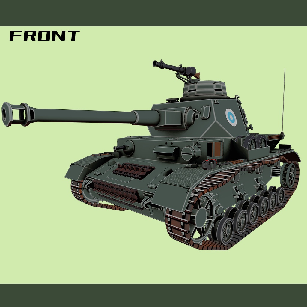 【デフォルメ戦車シリーズ】フィンランド中戦車 Ⅳ号戦車J型 フィンランド軍仕様改造キット