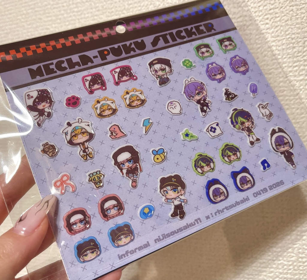 めちゃぷくステッカー