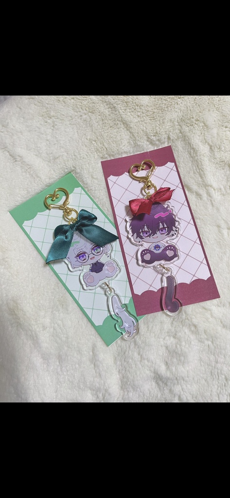 ふりふりキーホルダー