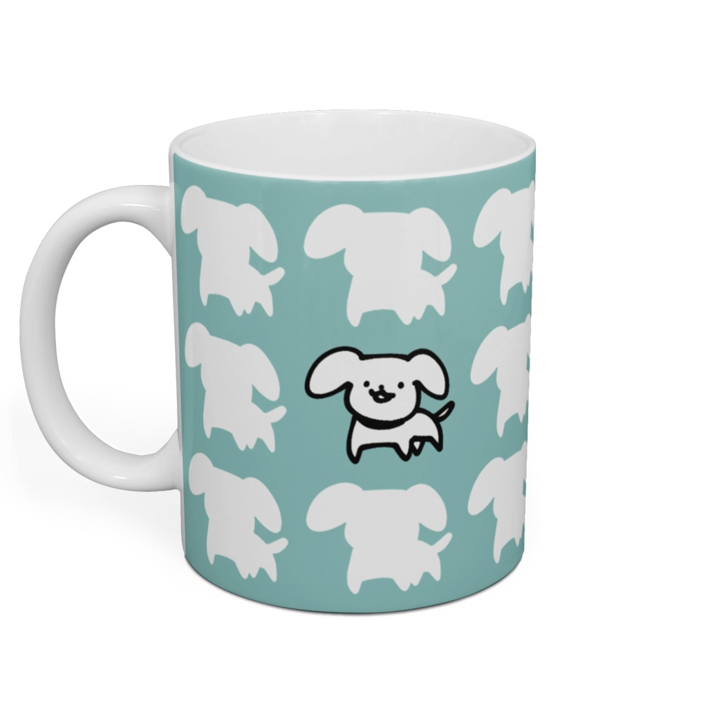 マグカップ(子犬なSilhouette)