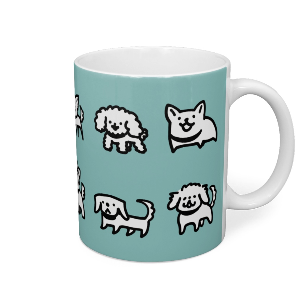マグカップ(いぬとなかまたち)