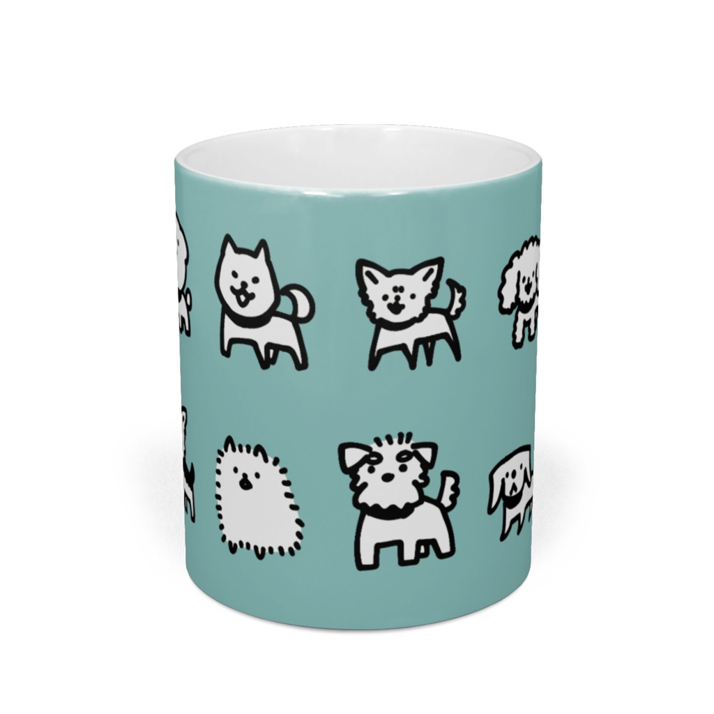 マグカップ(いぬとなかまたち)